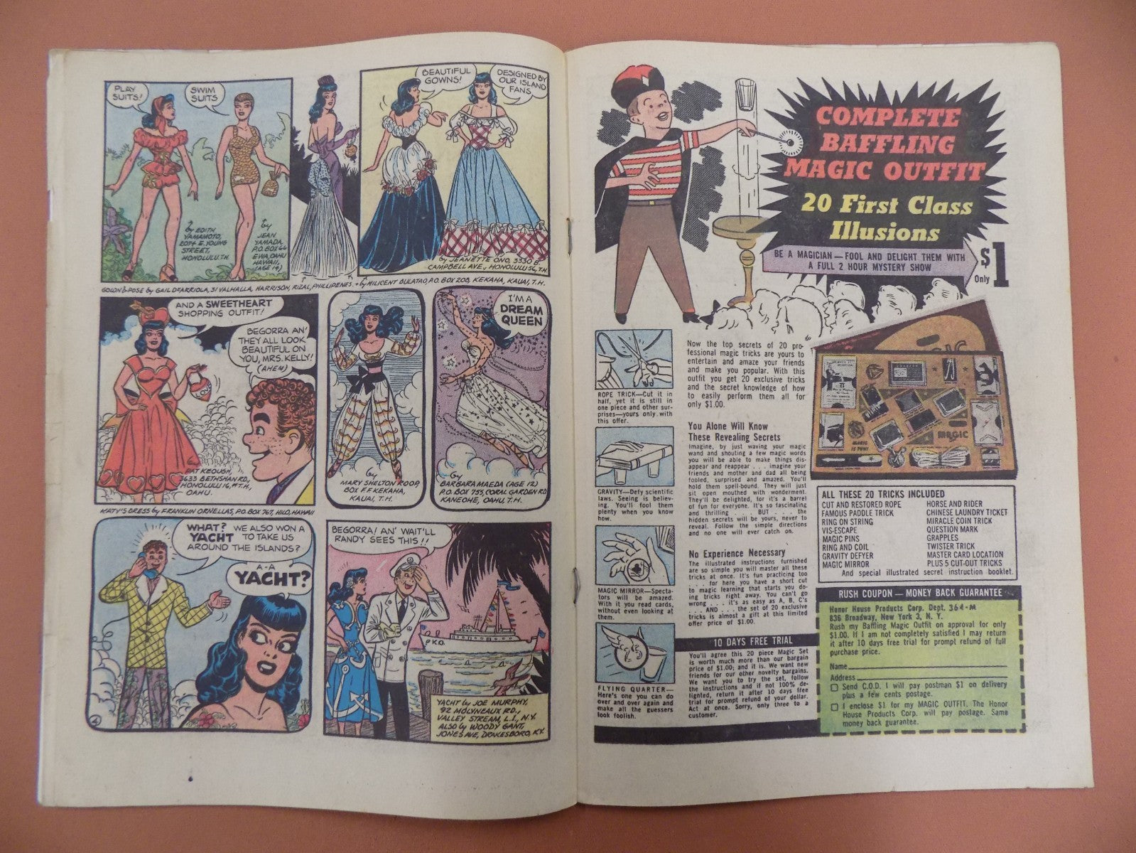 Katy Keene Lot includes #17 from 1954, Fashion Book #13, Pin-up Parade #2 + more