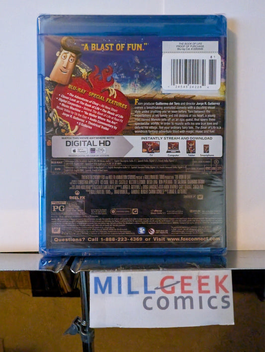 The Book of Life (Blu-Ray) New sealed OG Shrink Wrap-JD