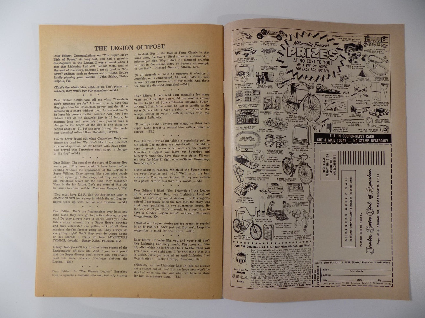 Adventure Comics #335 DC Comic Fine/Very Fine August 1965