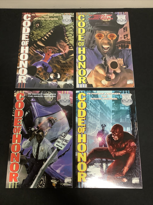 Code Of Honor (1997 Marvel) #1–4 | 4 comic lot | complete run | police