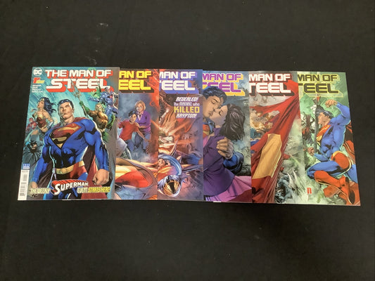Man Of Steel Comic Lot  1,2,3,4,5,6 complete series (2018) DC Comics