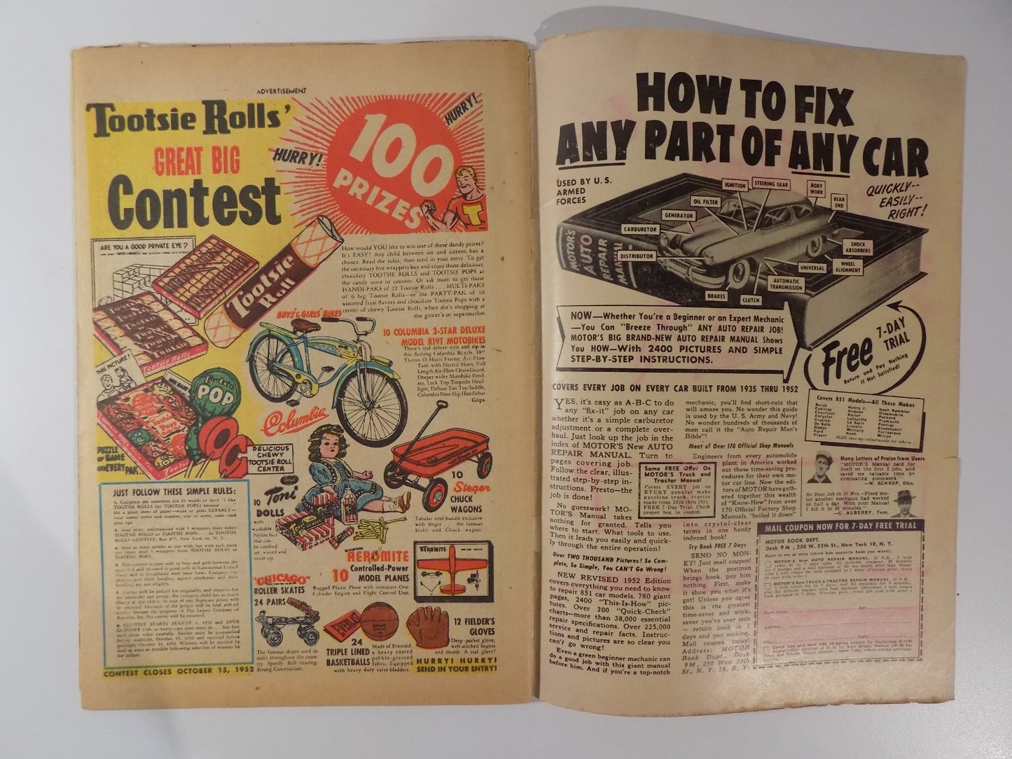 Leading Screen Comics #57 DC Comic November 1952 Fine-