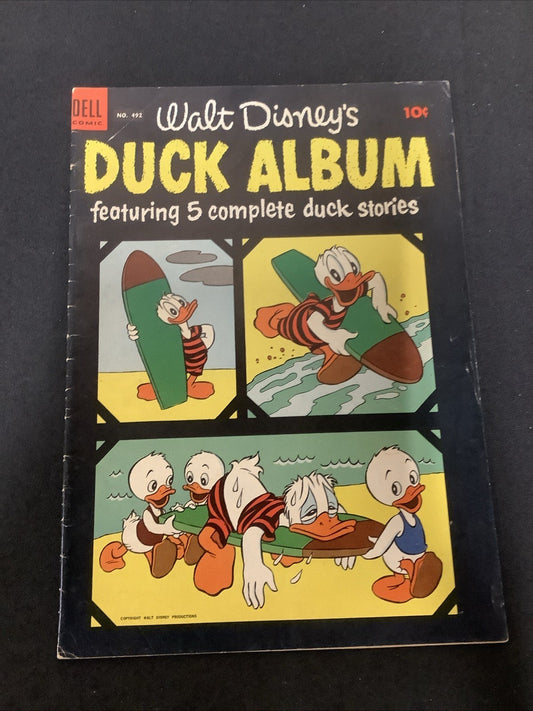 Four Color #492 (Dell Comics August 1953) F- (5.5) Donald Duck Album, Disney