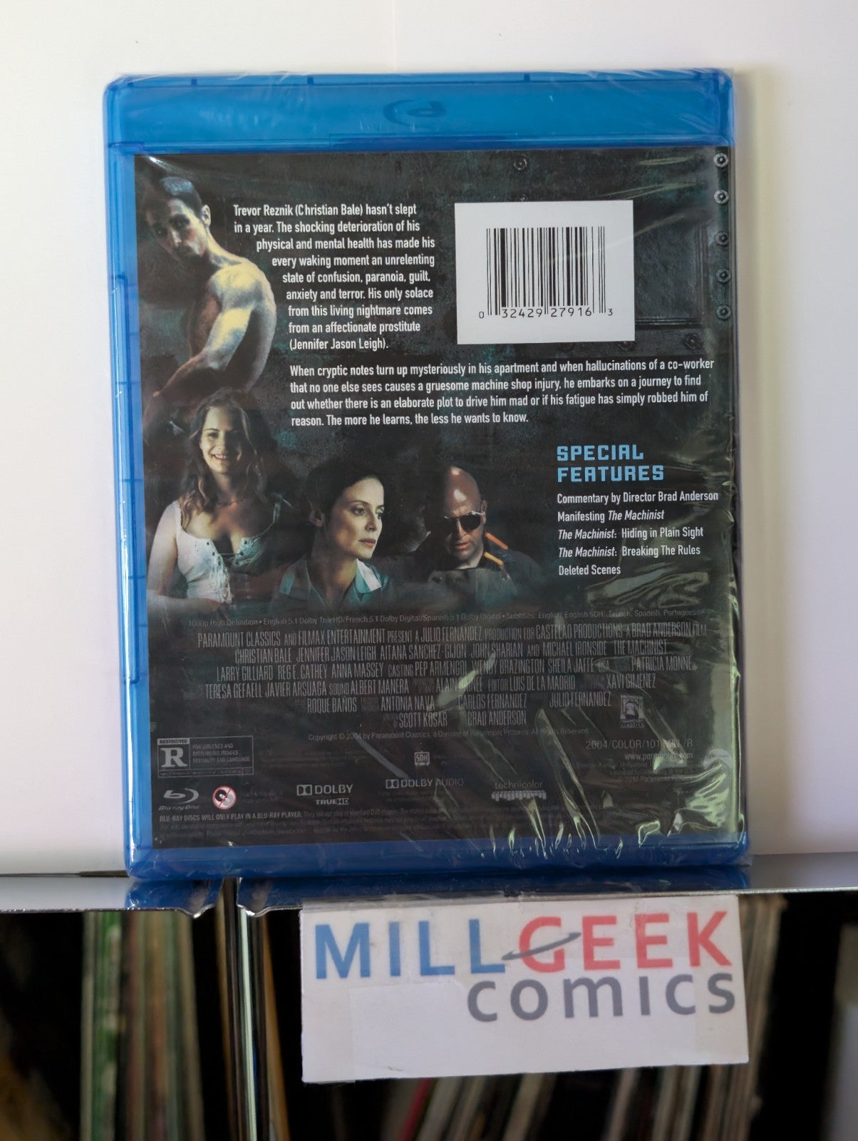 The Machinist - Christian Bale (Blu-ray) RARE OOP -JD
