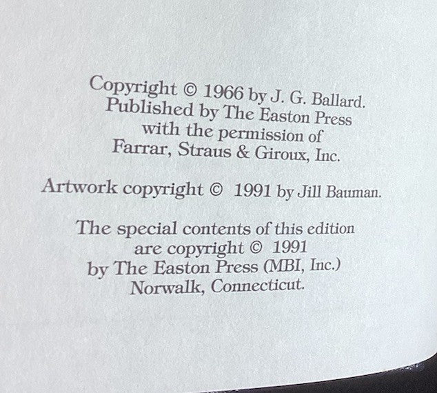 Easton Press: The Crystal World by J. G. Ballard - Collector’s Edition JD