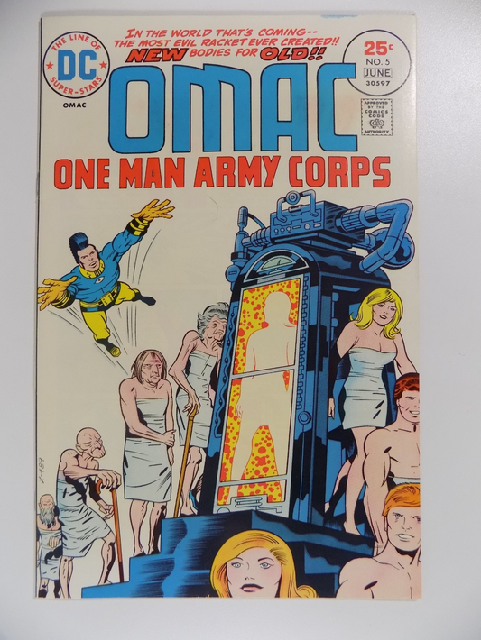 OMAC #5 DC Comic June 1975 Very Fine/Near Mint