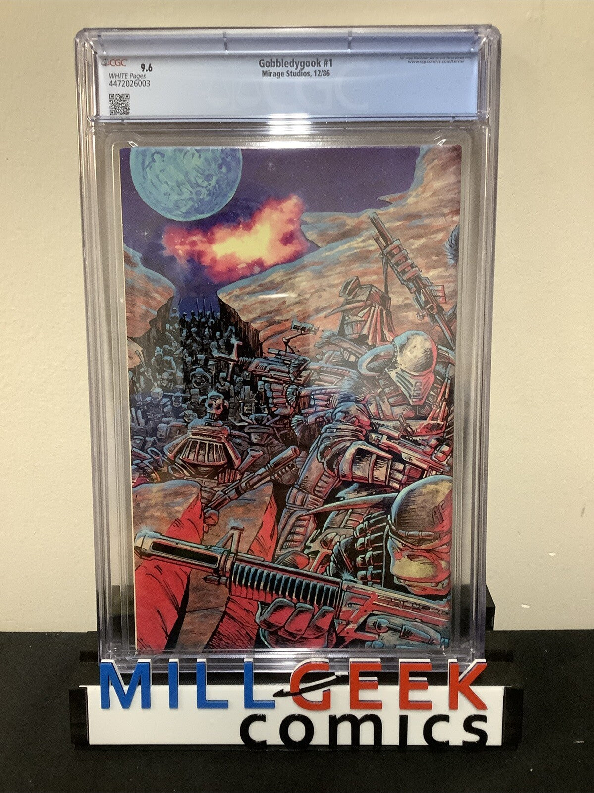 Gobbledygook #1 (1986) CGC Graded 9.6 (NM+) White Pages, Eastman/Laird, TMNT