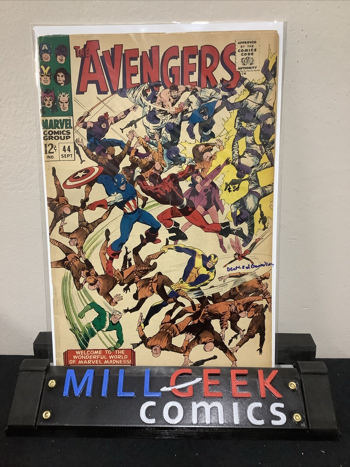 Avengers #44 (Marvel Comics 1967) VG/F (5.0) Cover Detached Top Staple