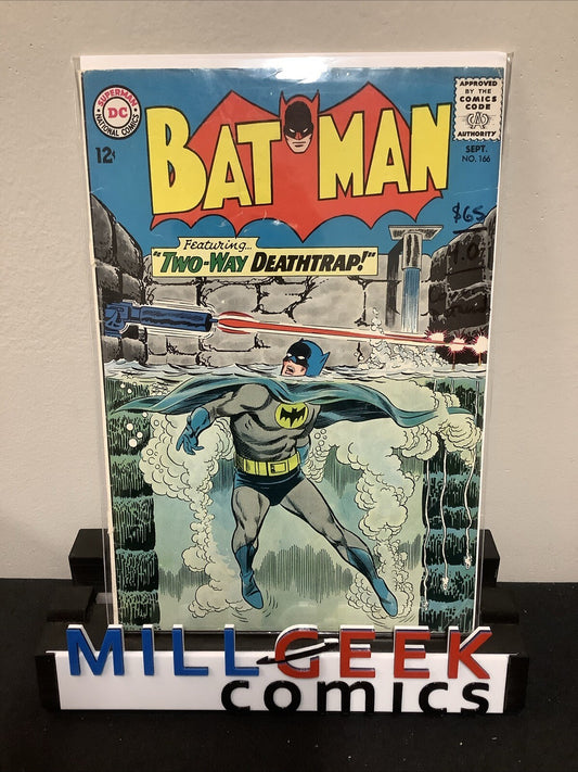 Batman #166 (DC Comics September 1964) VG (4.0) COVER DETACHED