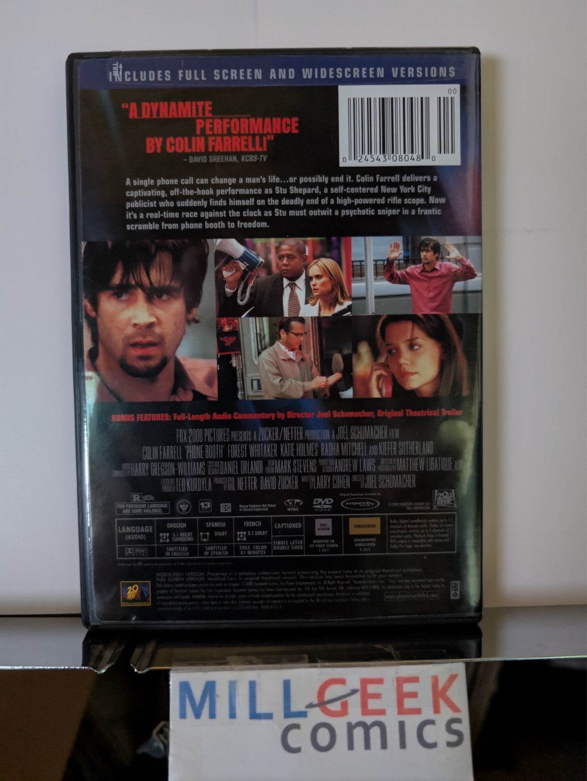 Phone Booth / The Bourne Identity, 2 Movie Set (DVD) Like New-JD