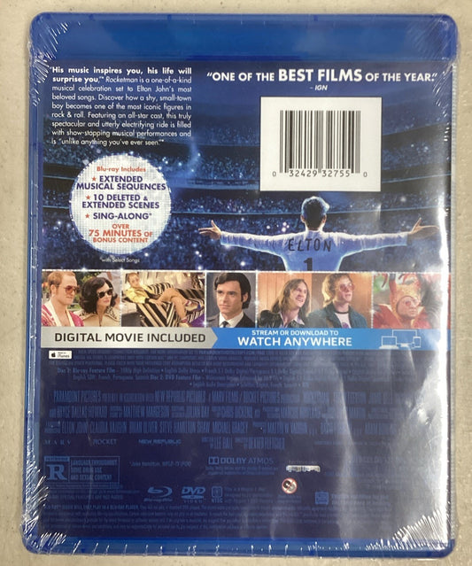 Rocketman (Blu-ray/DVD, 2019, Widescreen) Brand New Sealed JD