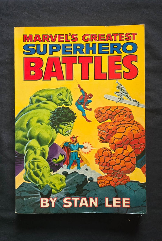 Marvel's Greatest Superhero Battles By Stan Lee (1st Ed Fireside 1978) Awesome!