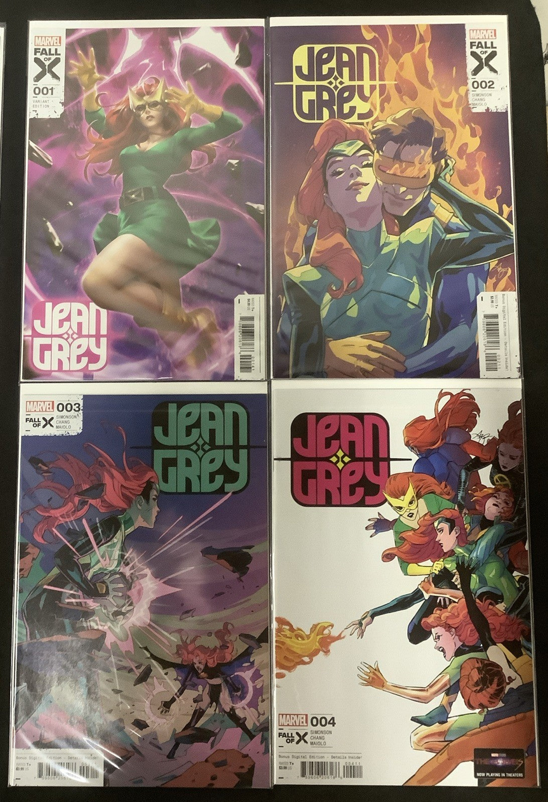 Jean Grey Comic Bundle: Vol.1 #1-11, Vol.2 #1-4, Two Complete Sets, Marvel