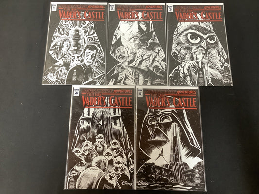 Star Wars Adventures Tales from Vader's Castle #1-5 Complete Set, 1:10 Covers