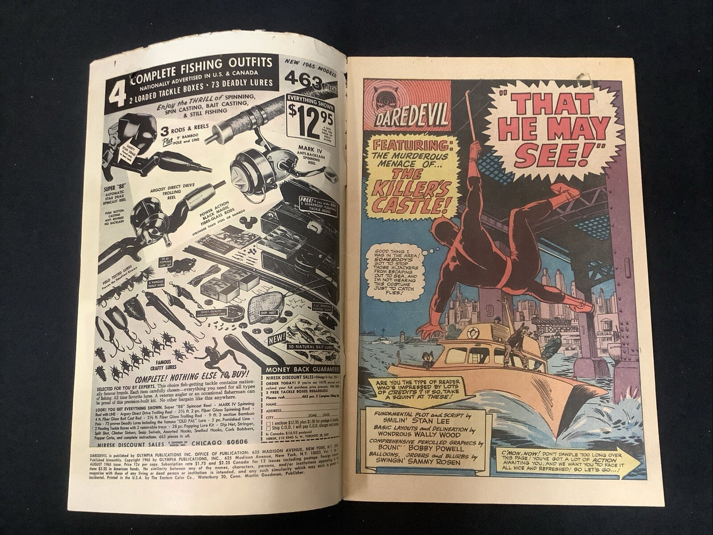 Daredevil #9 (Marvel Comics August 1965) VG- (3.5) See Photo For Grader Notes