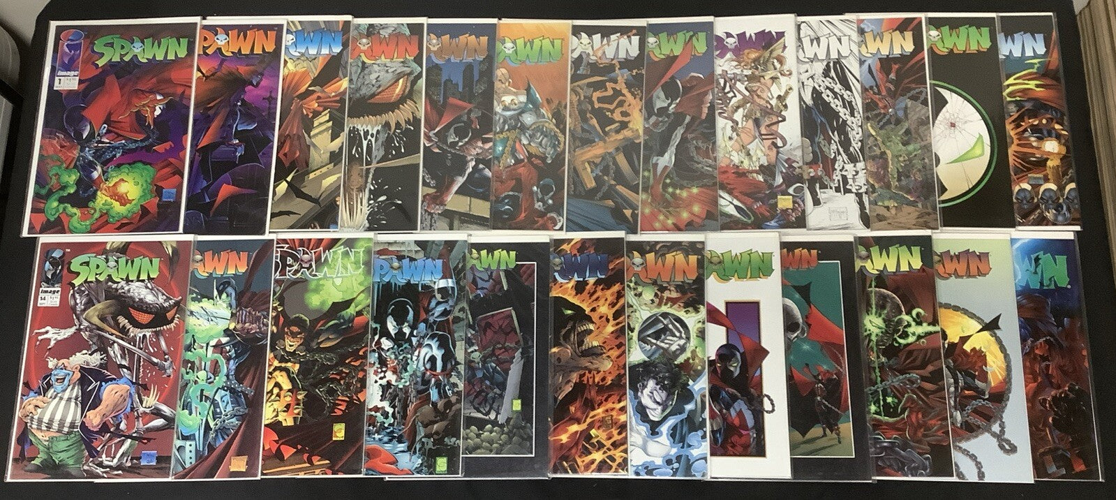 Spawn #1-50 Comic Lot, 1st App Spawn/Violator/Angela, Todd McFarlane, 1992