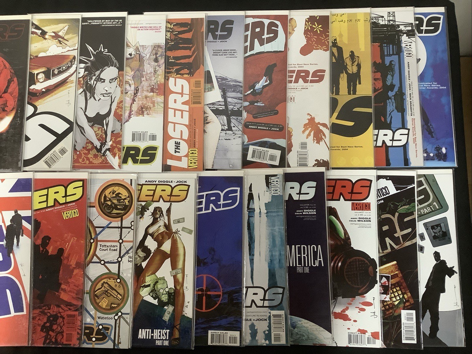 The Losers #1-29 Comic Lot, DC Comics/Vertigo, Andy Diggle/Jock