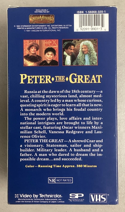Peter the Great (VHS, 1994, 3-Tape Set, Like New) JD