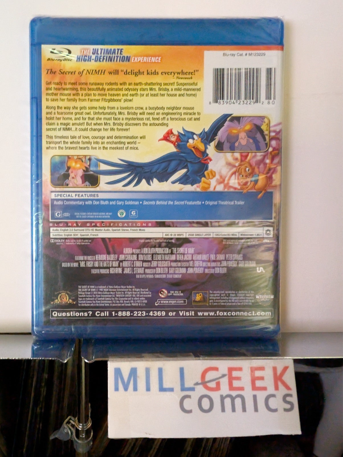 The Secret of Nimh / Princess Mononoke / Shark Tale (Blu-Ray) Like New -JD