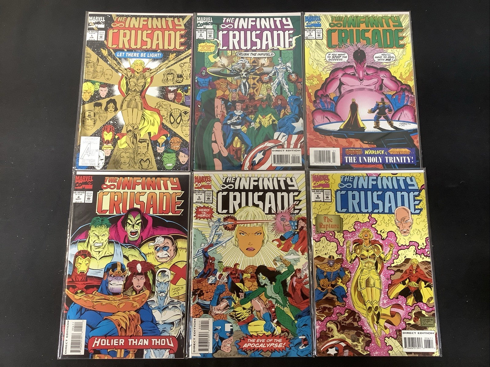 Infinity Crusade #1-6 Complete Comic Set, Marvel Comics, Jim Starlin/Ron Lim