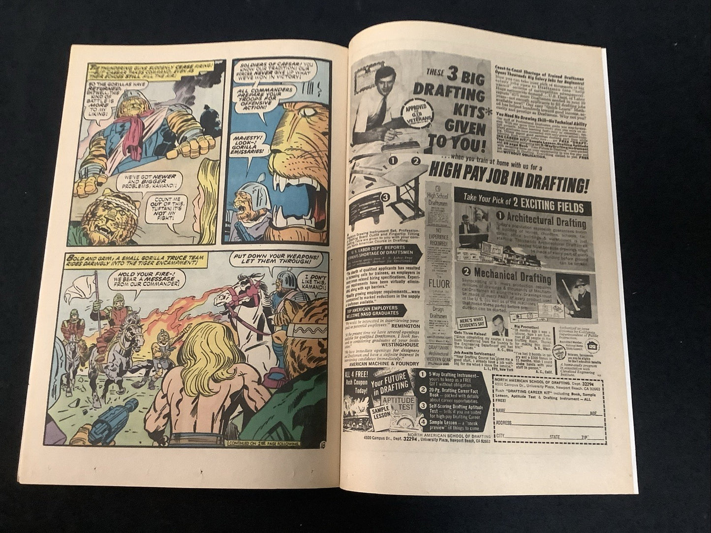 Kamandi, the Last Boy on Earth #5 (DC Comics April 1973) VF (8.0) Jack Kirby