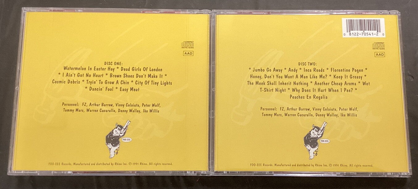 Any Way the Wind Blows by Frank Zappa (2 CD Set) Rare Misprint! Out Of Print!-JD