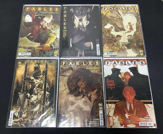 Fables #151-156 Comic Lot, DC Black Label, Willingham/Buckingham, 2022