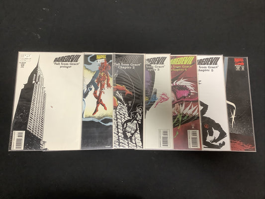 Daredevil #319-325 comic lot (vol.1) Fall from Grace
