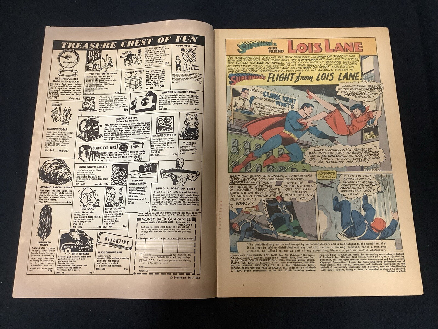 Superman's Girl Friend, Lois Lane #20 (DC Comics October 1960) F+ (6.5)