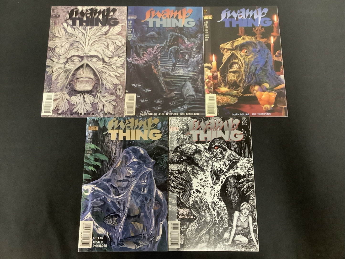 Swamp Thing #157-161 Comic Lot, DC Comics/Vertigo, Mark Millar/Phillip Hester