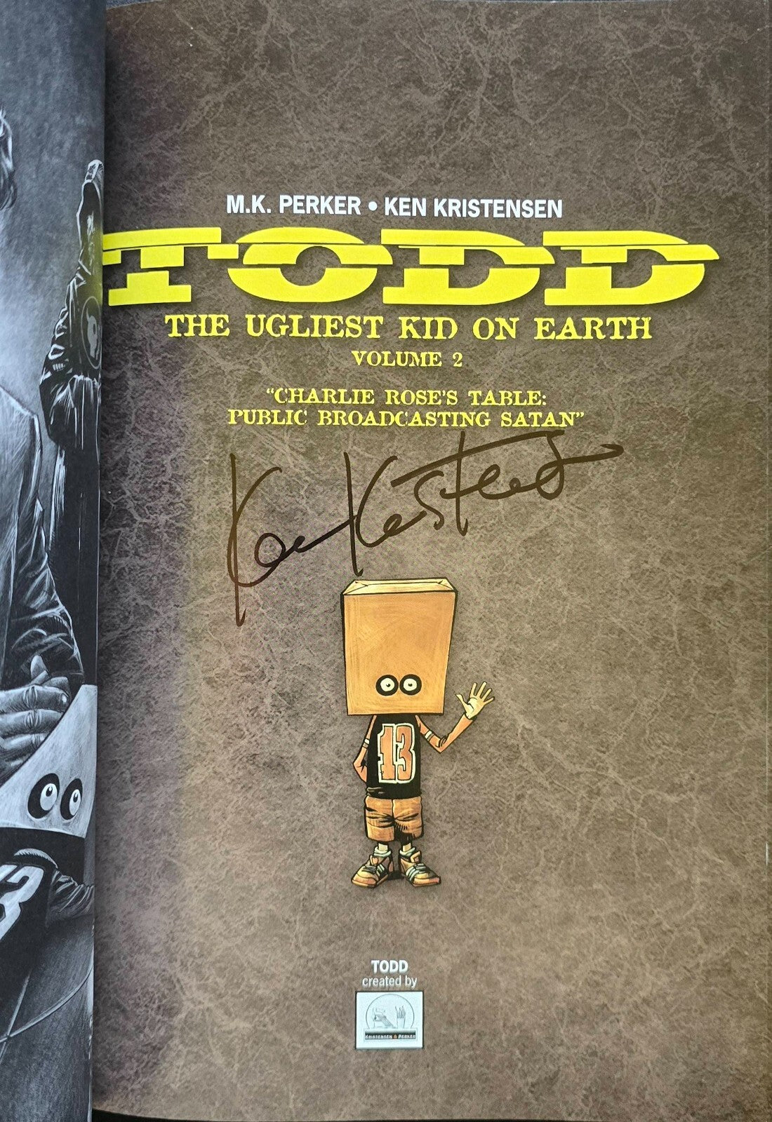 Todd, the Ugliest Kid on Earth TPB Vol 2 (SIGNED 1st Print, May 2014)