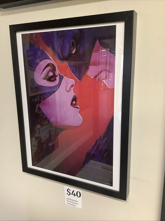 CATWOMAN #34 Cover Art Print Jenny Frison, W/ Frame, Batman