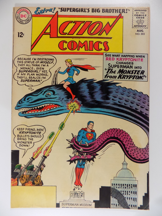 Action #303 DC Comic August 1963 Fine+