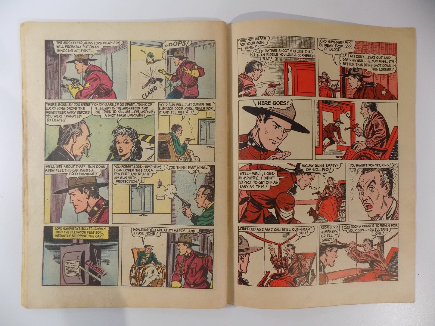 King of the Royal Mounties (Zane Grey's) Four Color #310 Dell Comic 1950 Fine