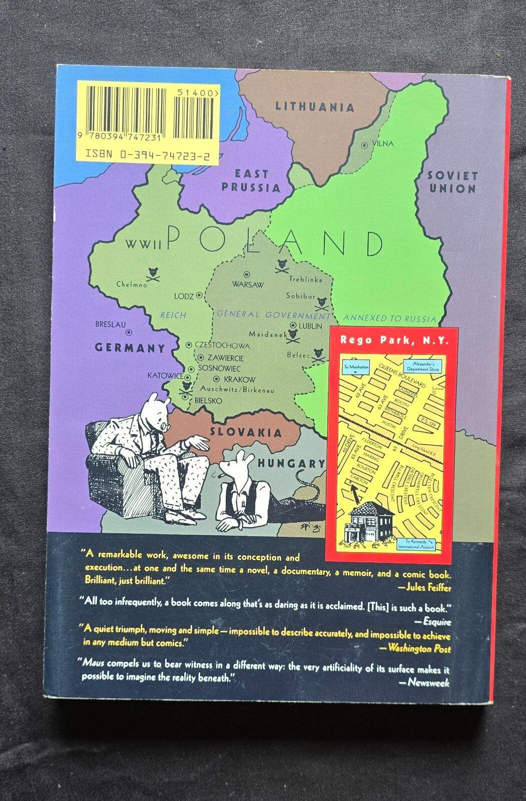 Maus: a Survivor's Tale I by Art Spiegelman (1986, PC) JD