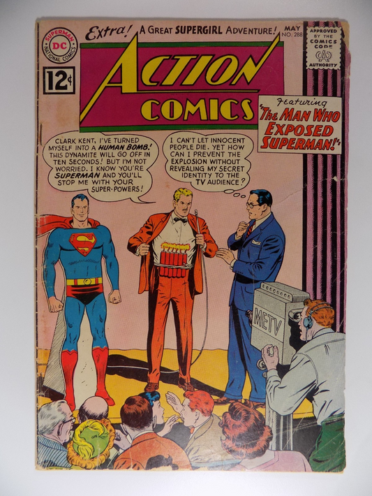 Action #288 DC Comic Very Good+ May 1962