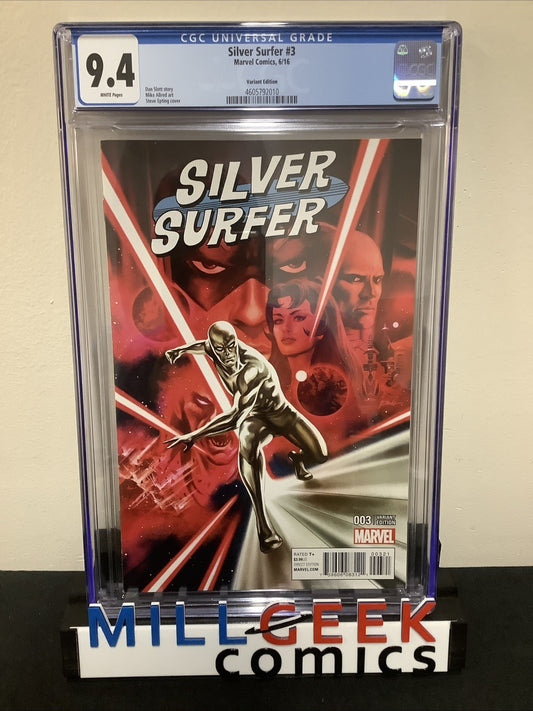 Silver Surfer #3 (Marvel Comics June 2016) CGC Graded 9.4 (NM) Epting Variant