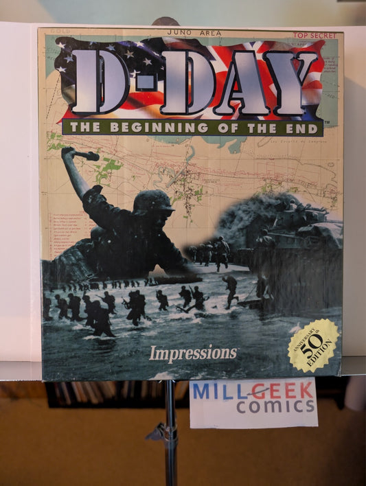 D-Day: The Beginning of the End, PC 3.5" Disk, Complete Big Box -JD