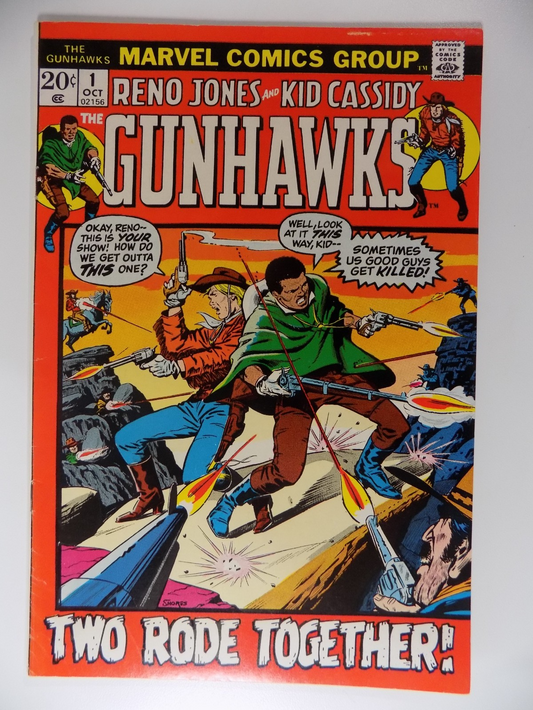 Gunhawks #1-7 Marvel Comics 1972-73