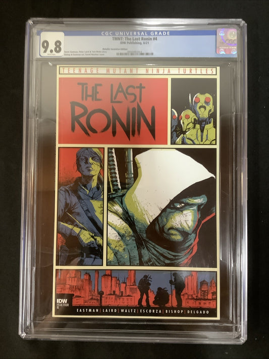 TMNT: The Last Ronin #4 (IDW) CGC Graded 9.8 (NM/M) RI 1:10 David Watcher Cover