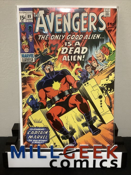 Avengers #89 (Marvel Comics June 1971) VF- (7.5) Roy Thomas/Sal Buscema
