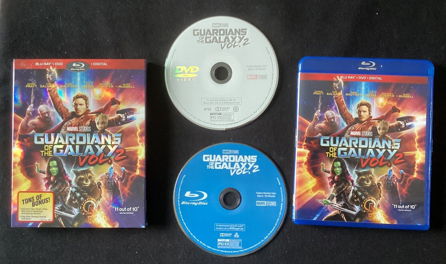 9 Blu-ray/DVD Marvel Movie Lot (Avengers Thor Civil War) -PS