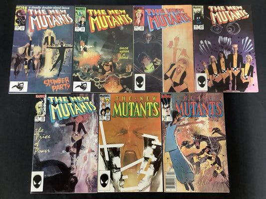 New Mutants #21-27 Comic Lot, Marvel, Chris Claremont, 1st App Of Legion, 1983