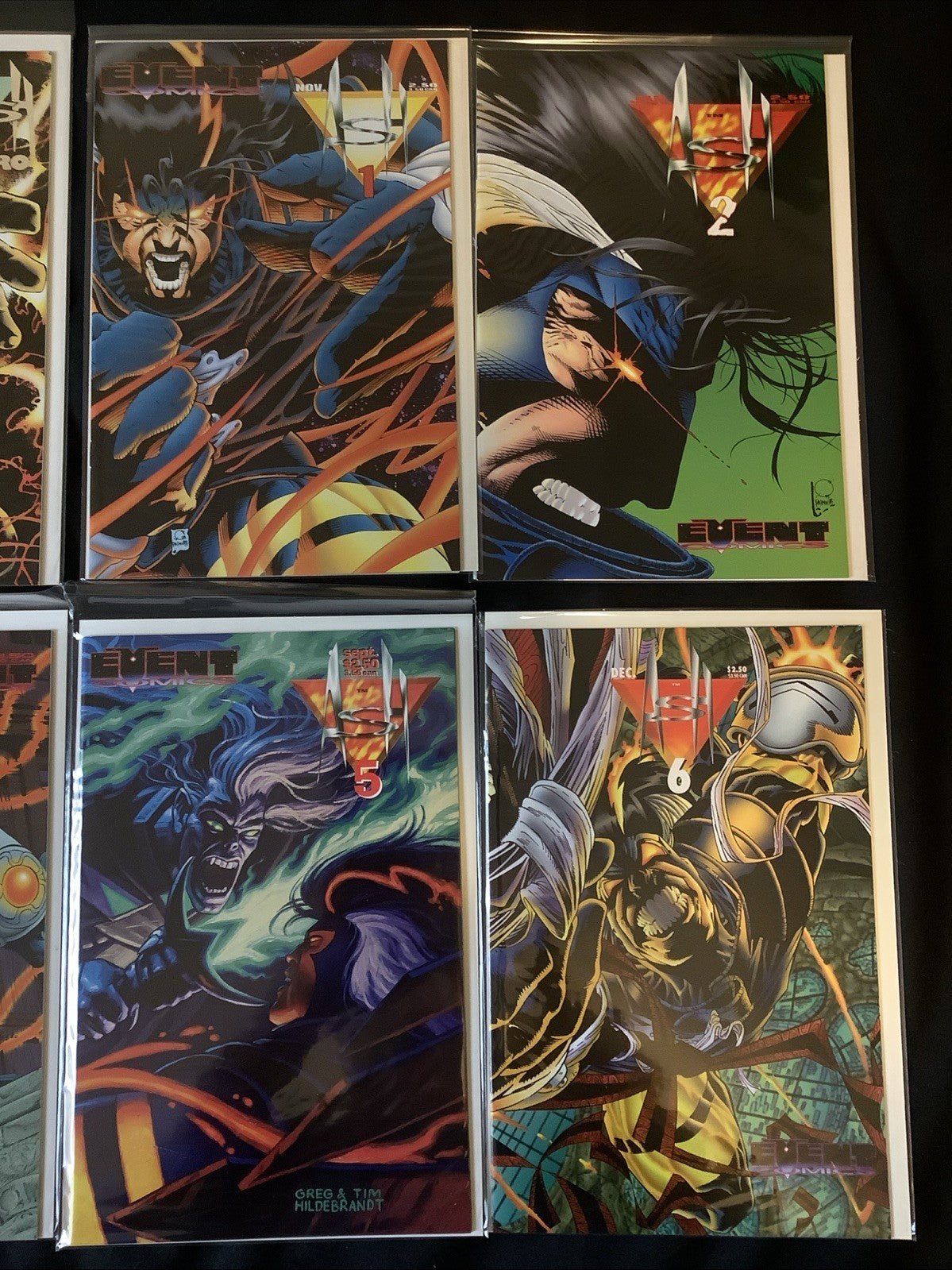 Ash Comic Bundle: Ash #0-6 & The Fire Within #1-2, (10 Comics Total) Event Comic