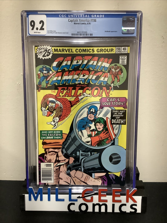 Captain America #198 (Marvel Comics June 1976) CGC Graded 9.2 (NM-) Jack Kirby