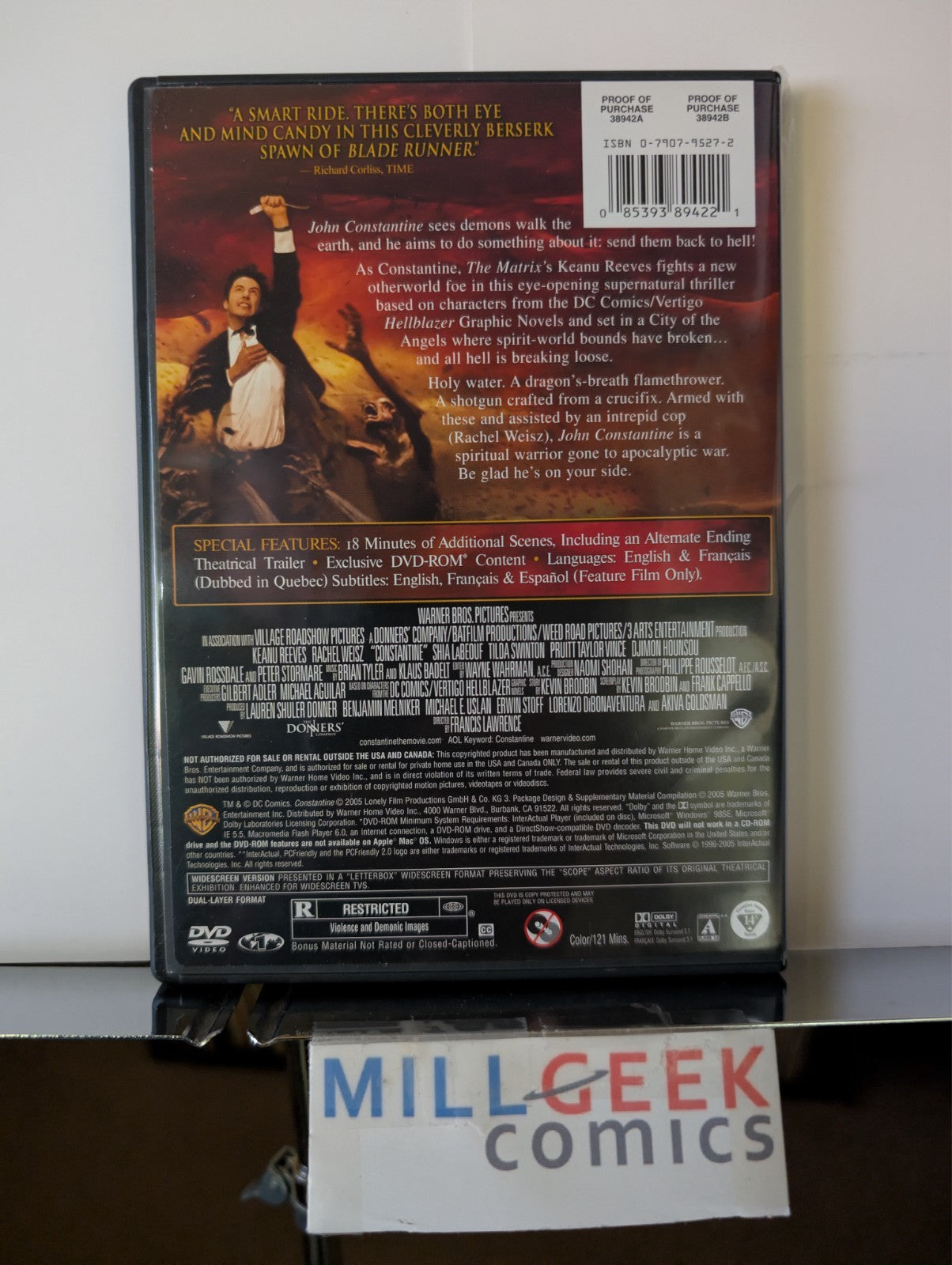 Constantine & The Sentinel, 2 Movie Set (DVD) Like New -JD