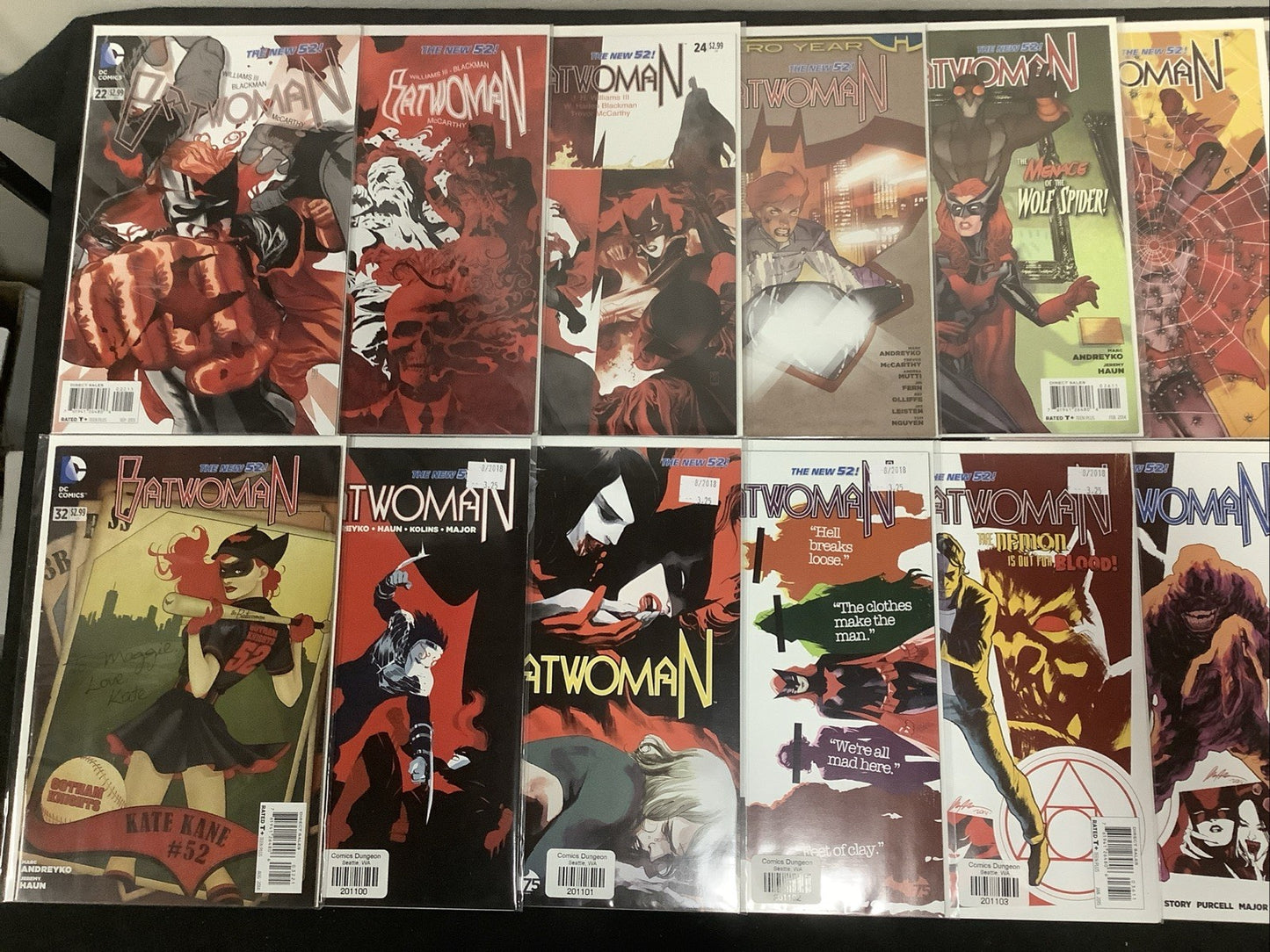 Batwoman #1-39 + Annuals #1-2 Comic Lot, DC Comics, Variant DC Bombshells Cover