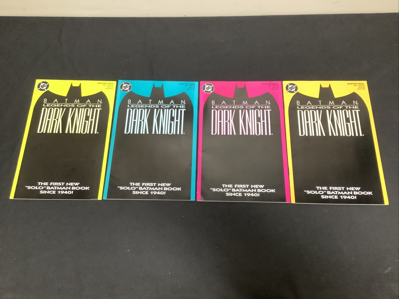 Batman Legends of the Dark Knight #1 1989 Complete Set All Color Variants , DC