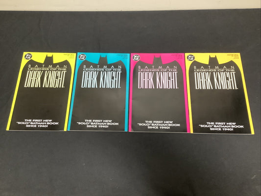 Batman Legends of the Dark Knight #1 1989 Complete Set All Color Variants , DC