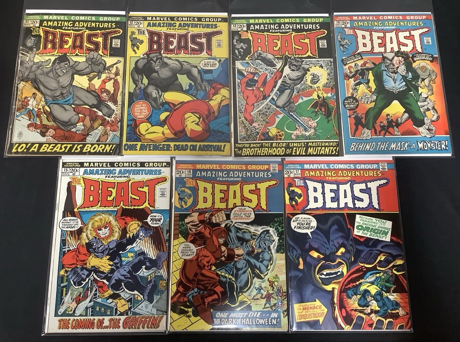 Amazing Adventures #1-17 Comic Lot (1-4,6,8 Almost Detached/Spine Splits)